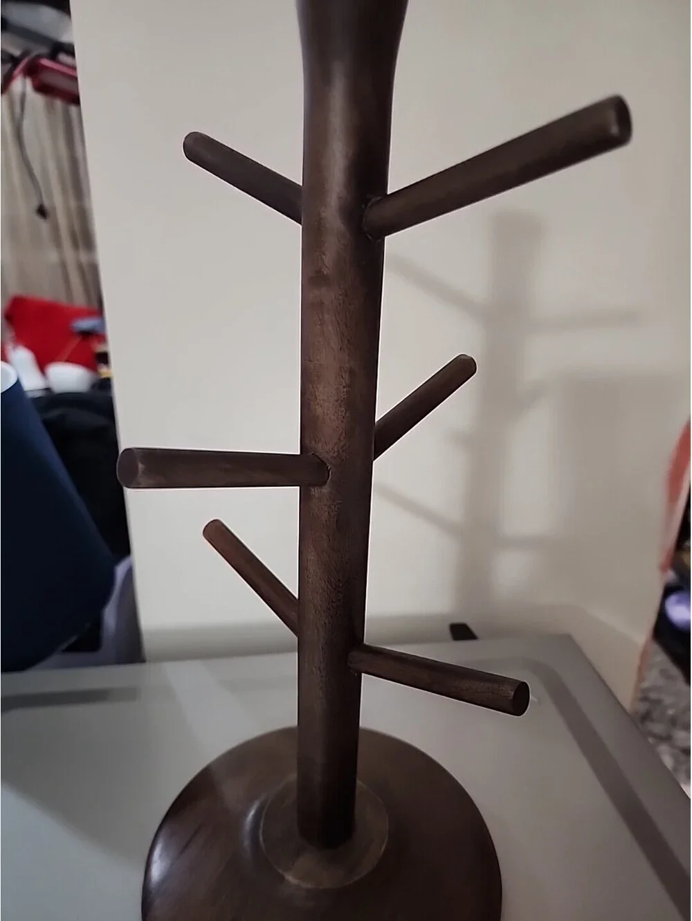 Cup Mugs Tree Stand Holder Wood Hearth&Hand Magnolia Wood India 2023